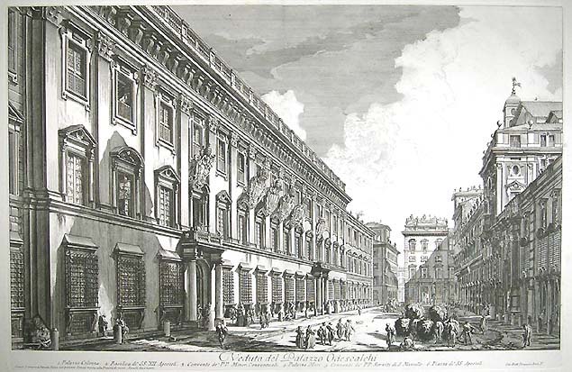 Giovanni Battista Piranesi, palazzo Odescalchi